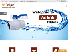 Tablet Screenshot of delsonindia.com